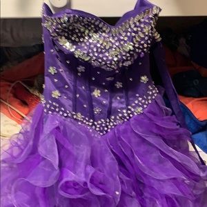 Purple prom dress never worn